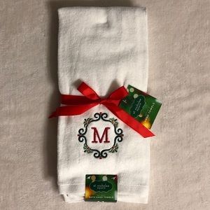 NWT M monogrammed hand towels.